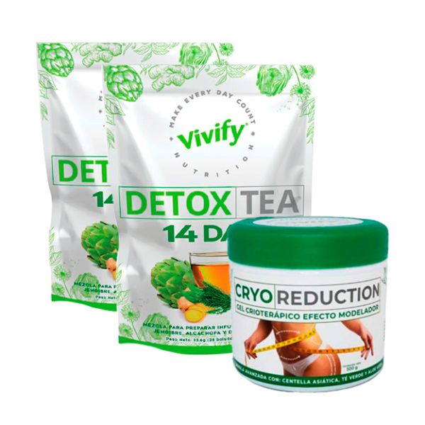 2 Detox Tea + Cryo Reduction