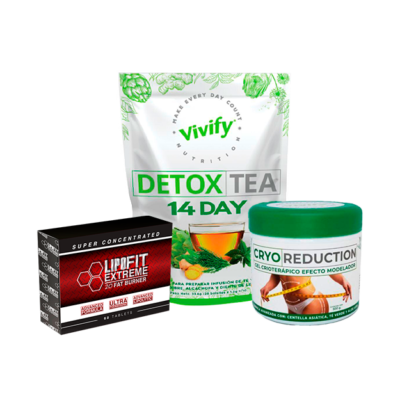 Lipofit + Detox Tea + Cryo Reduction