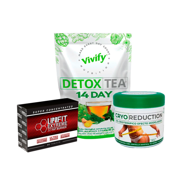 Lipofit + Detox Tea + Cryo Reduction